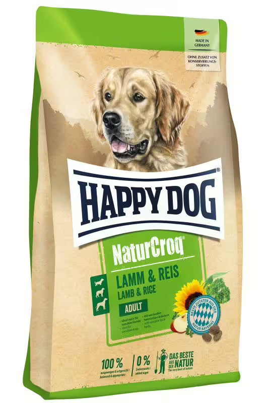 2x15kg Happy Dog NaturCroq Lamm & Reis
