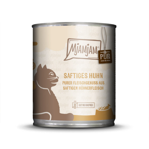 24x800g MjamMjam Saftiges Hühnchen pur