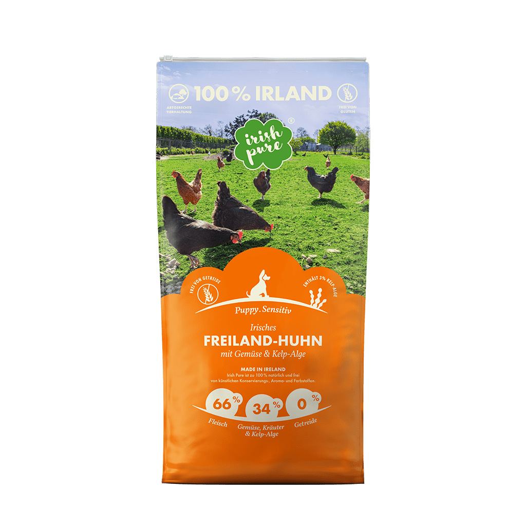 2x12kg Irish Pure Freiland-Huhn – Premium‑Welpenfutter