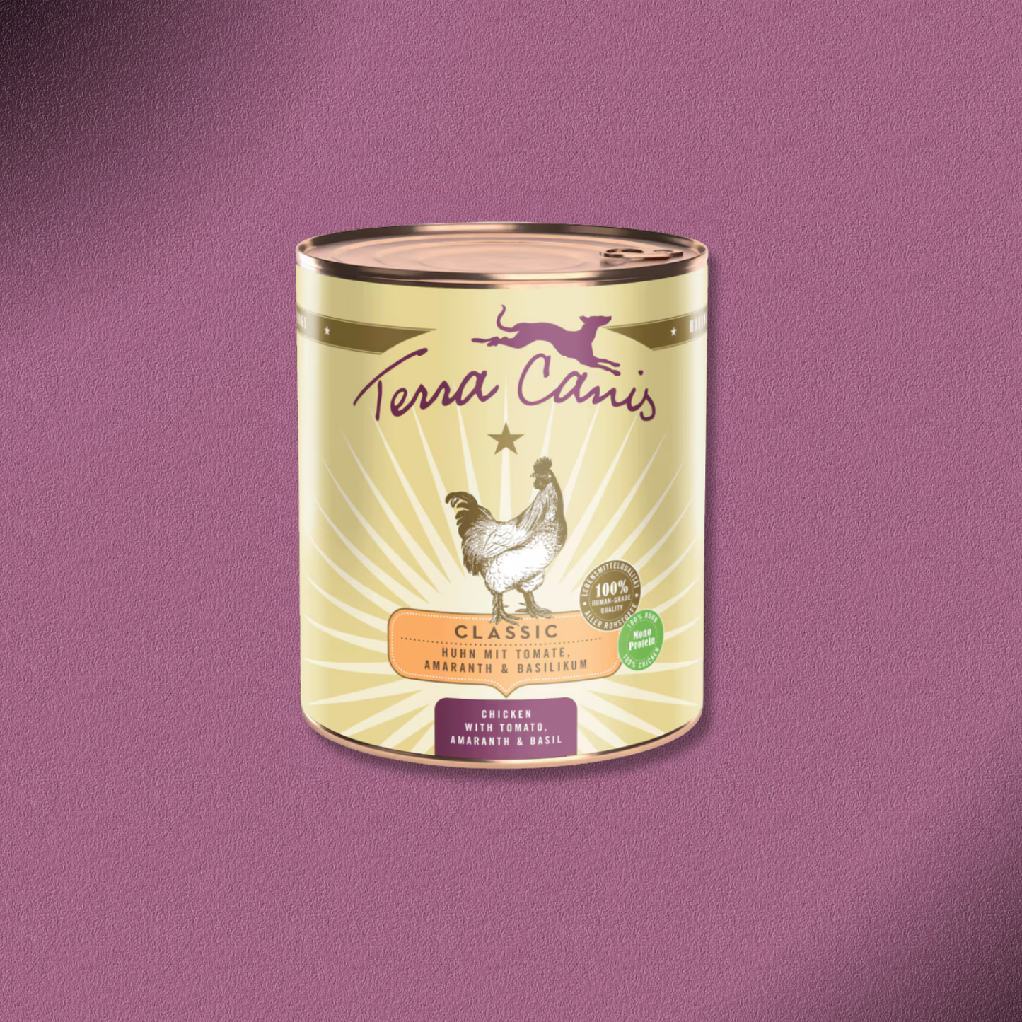 6x800g Terra Canis Classic Huhn mit Tomate, Amaranth & Basilikum