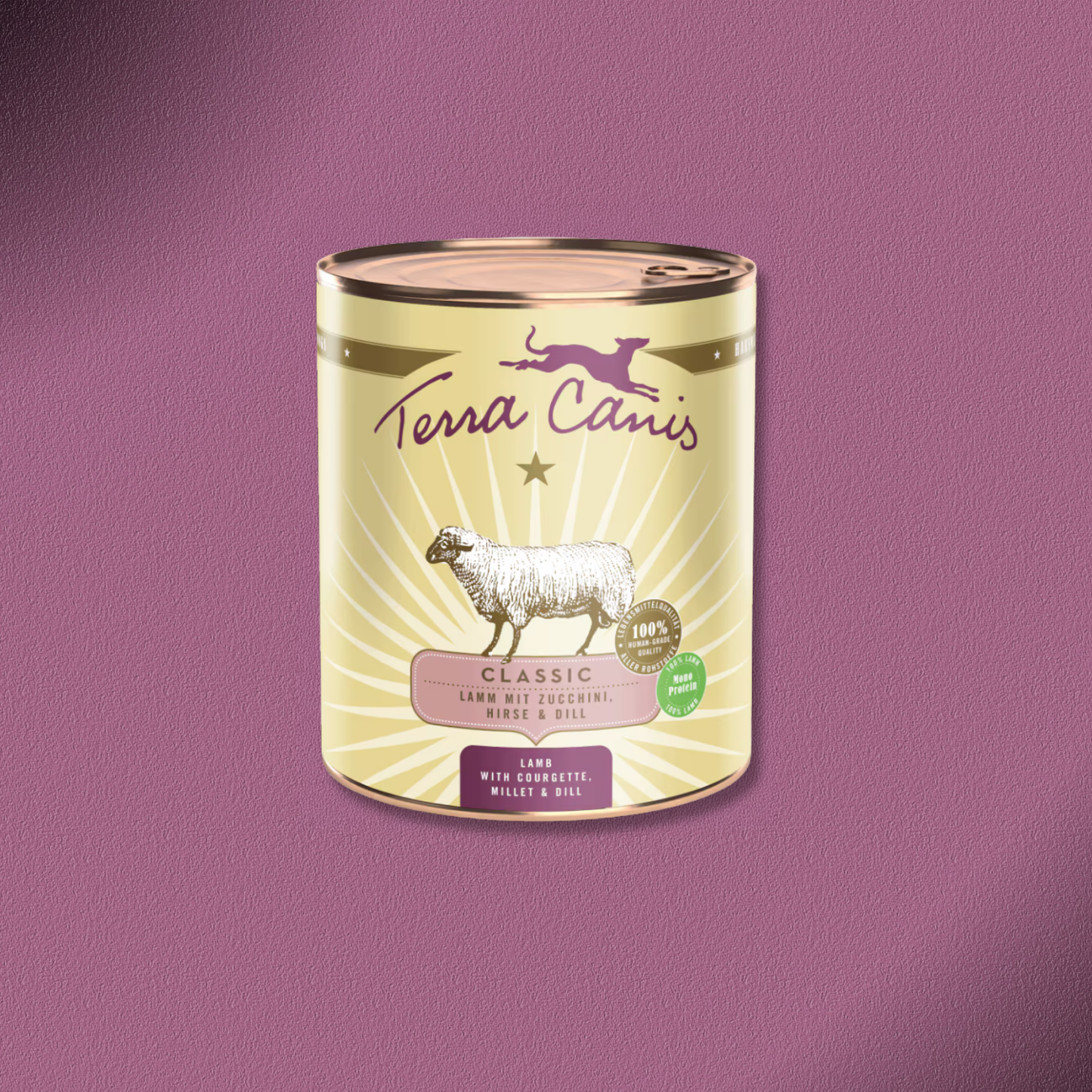 6x800g Terra Canis Classic Lamm mit Zucchini, Hirse & Dill