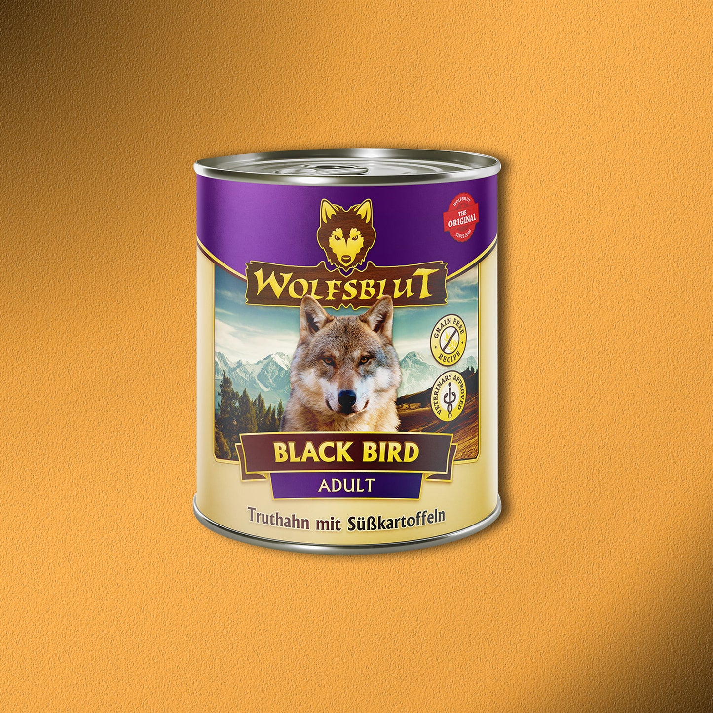 30x800g Wolfsblut Black Bird Adult – Truthahn mit Süßkartoffeln