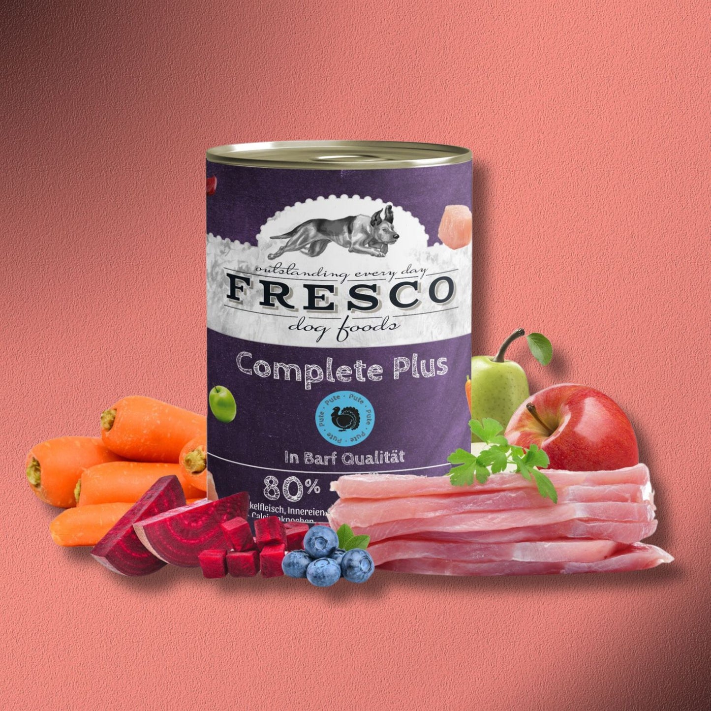 30x800g Fresco Complete Plus Pute (haltbares B.A.R.F.)