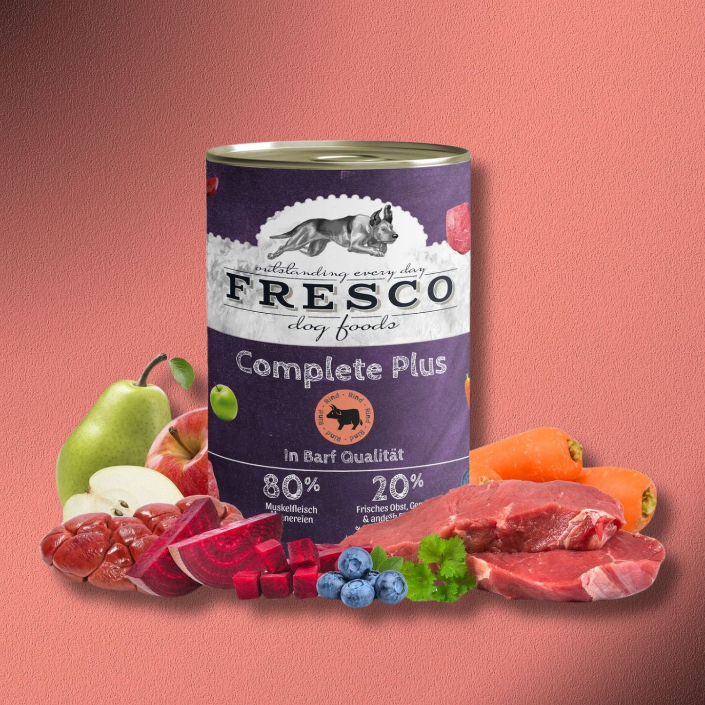 30x800g Fresco Complete Plus Rind (haltbares B.A.R.F.)