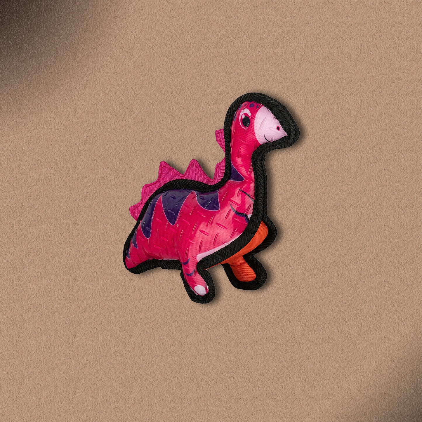 Knuffelwuff Hundespielzeug Dinosaurier Diplodocus aus Gummi und Gewebe