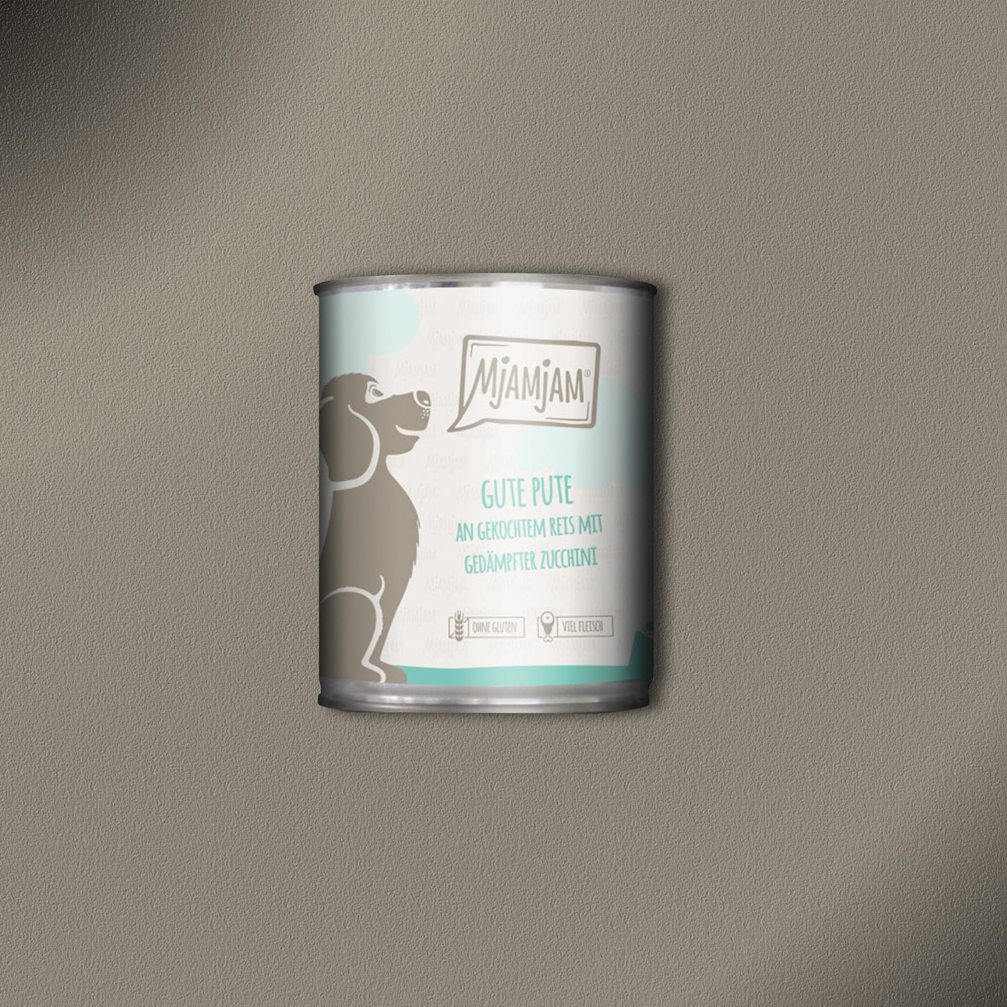 30x800g MjamMjam Gute Pute an gekochtem Reis mit gedämpfter Zucchini