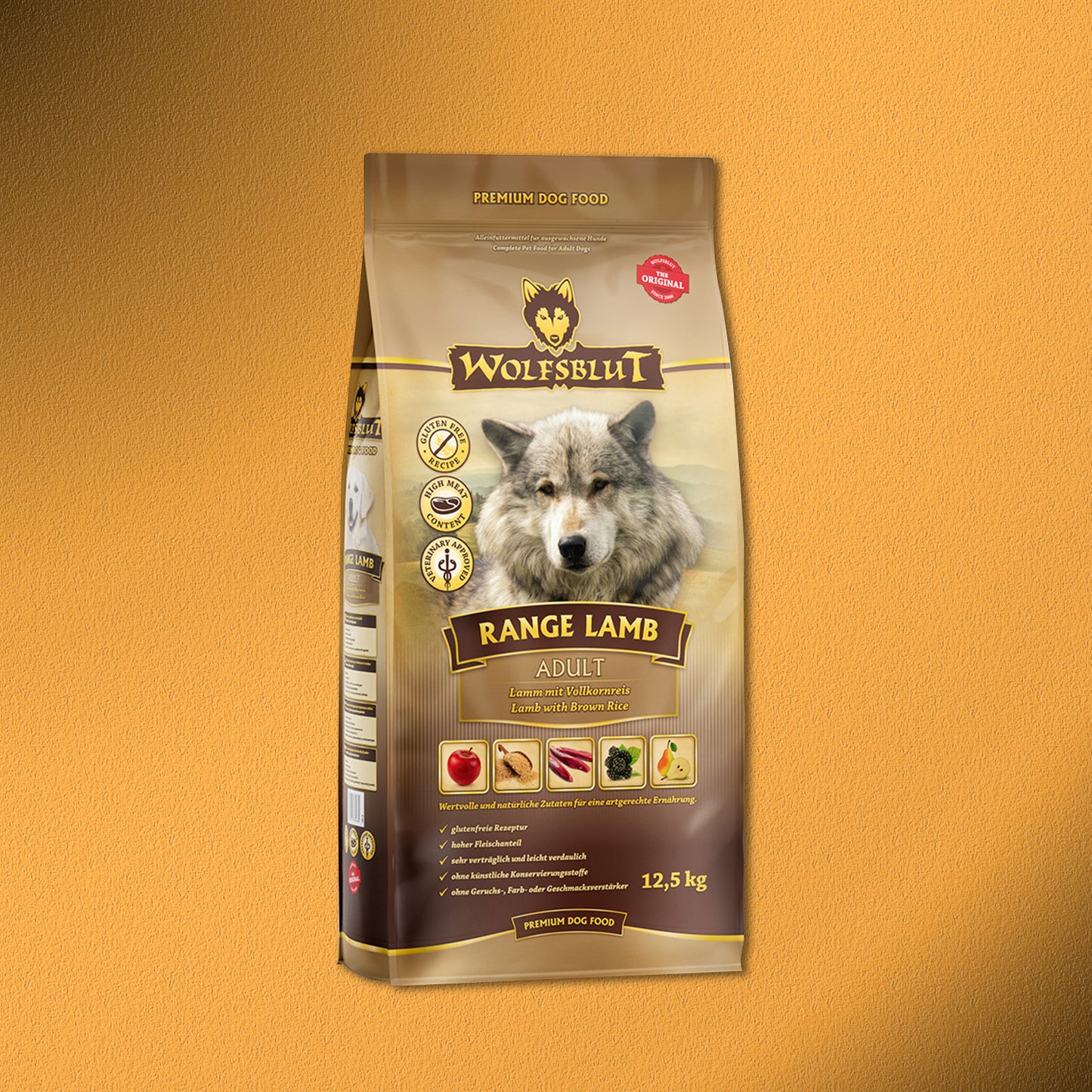 2x12,5kg Wolfsblut Range Lamb Adult Trockenfutter