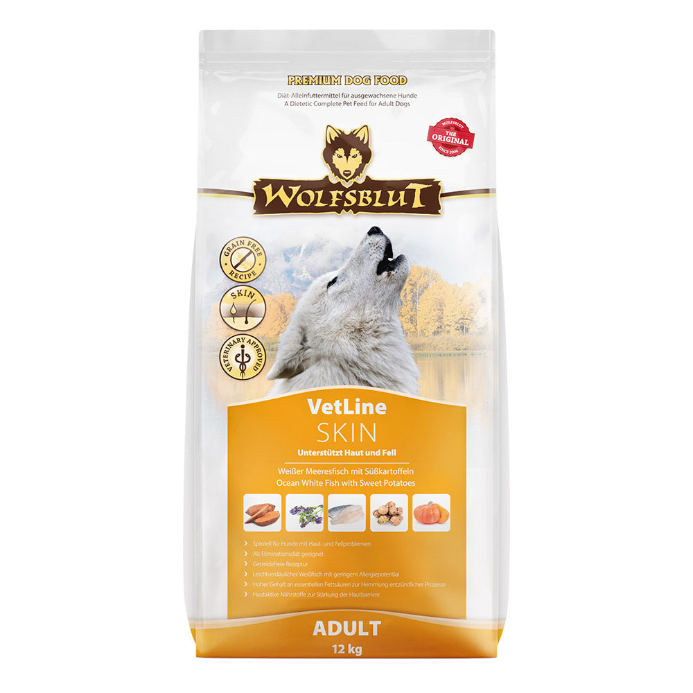 2x12kg Wolfsblut VetLine Skin & Coat