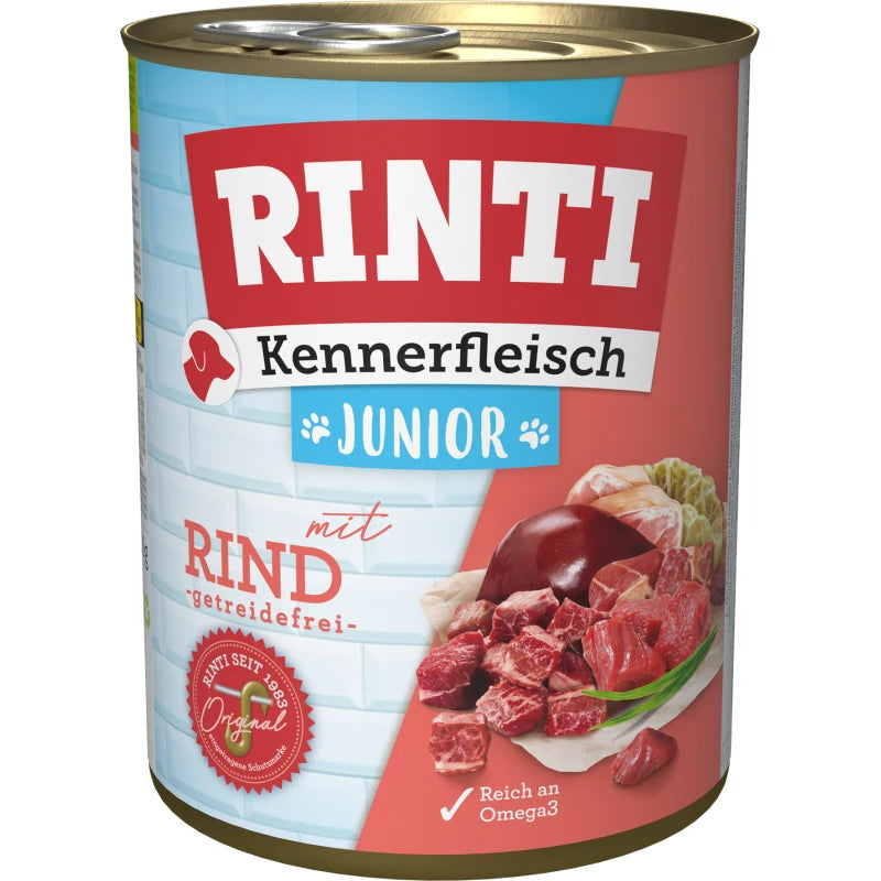 30x800g Rinti Kennerfleisch Junior - Rind