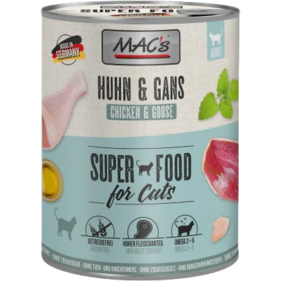 30x800g MAC's Cat Kitten - Huhn & Gans