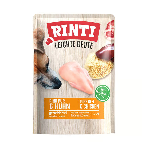 30x400g Rinti Leichte Beute Rind Pur + Huhn