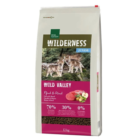 2x12kg Real Nature Wilderness , Junior - Wild Valley Pferd und Rind
