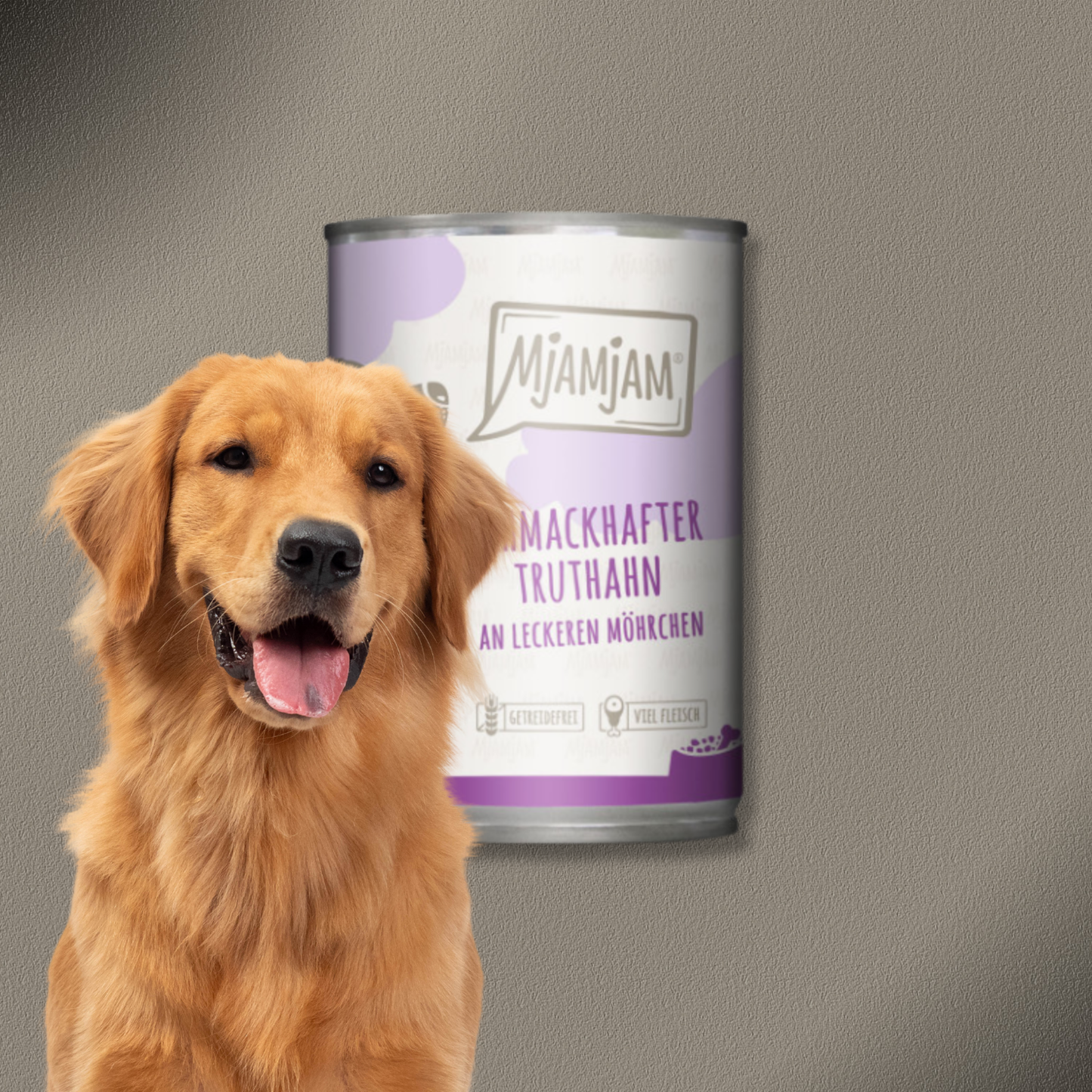 24x400g MjAMjAM Dog - schmackhafter Truthahn an leckeren Möhrchen