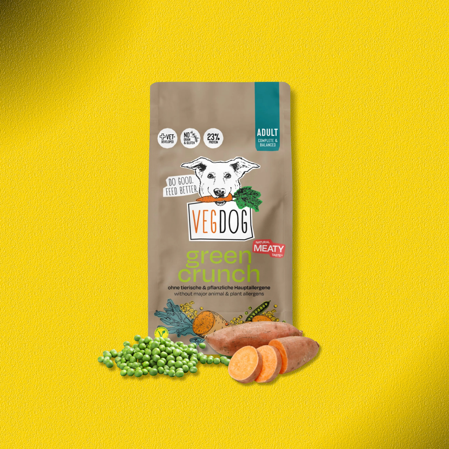 3x4kg VegDog Green Crunch
