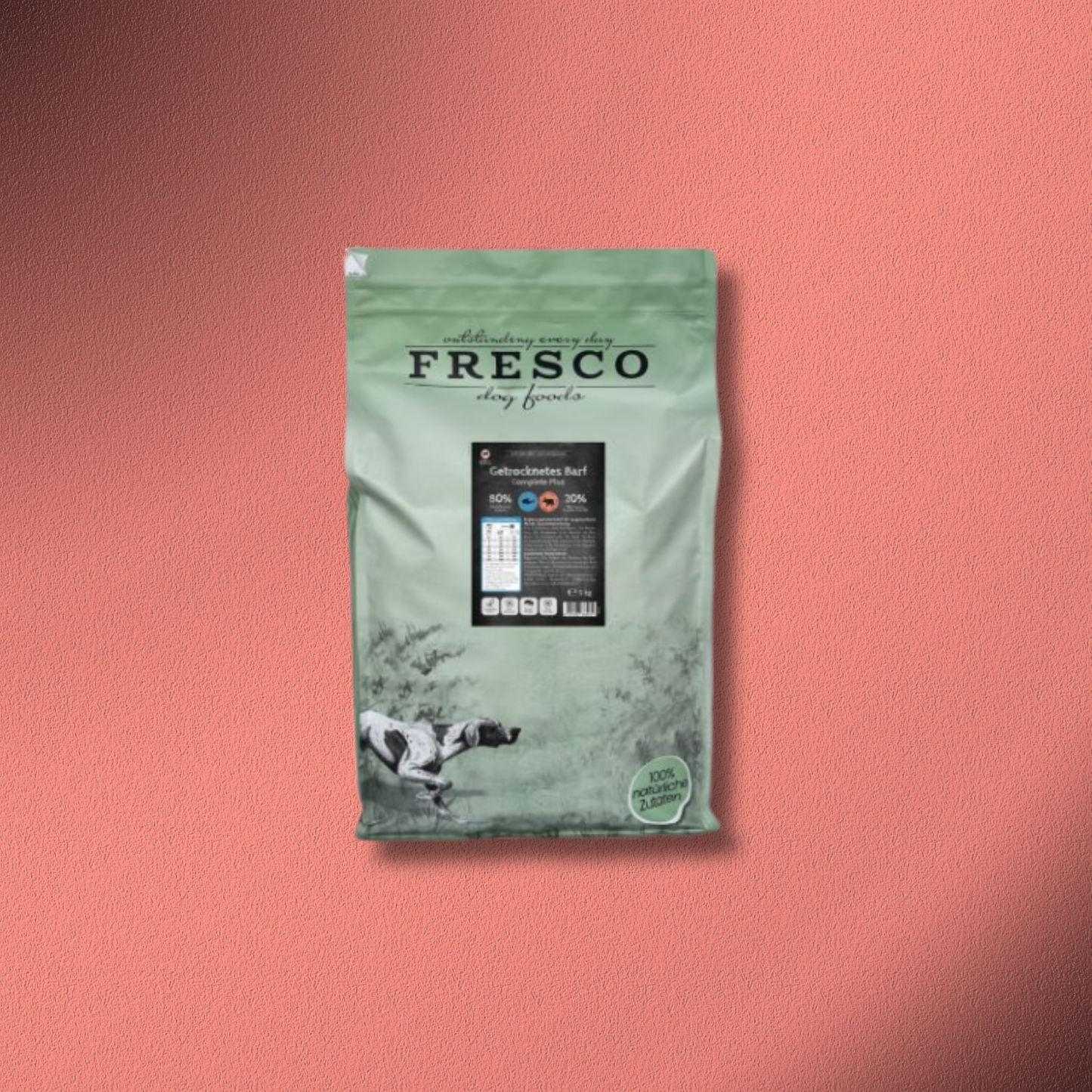 5kg Fresco TrockenBarf Complete Plus Lachs mit Rind