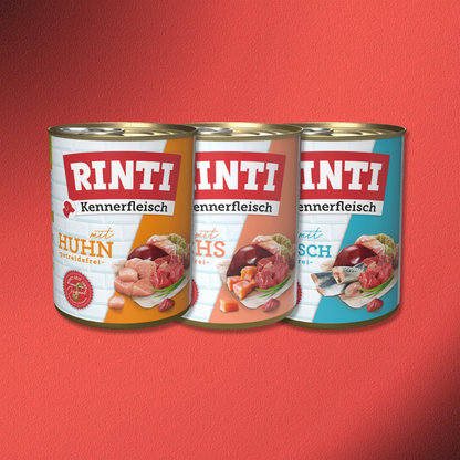 36x800g Rinti Kennerfleisch Mix (3 Sorten)
