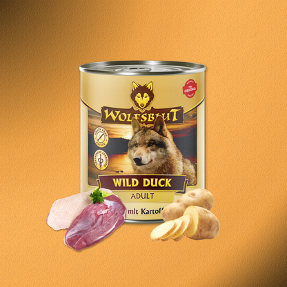 6x800g Wolfsblut Wild Duck Adult – Ente mit Kartoffeln
