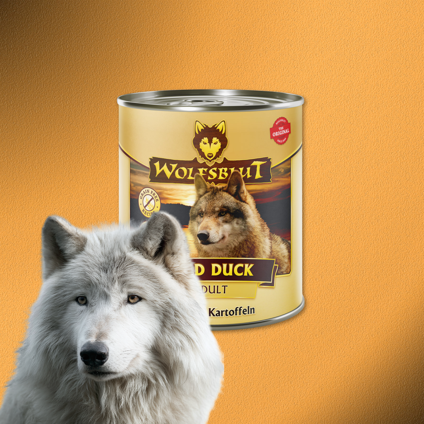 6x800g Wolfsblut Wild Duck Adult – Ente mit Kartoffeln