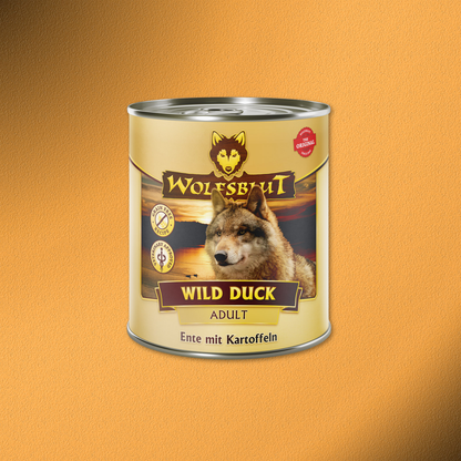 6x800g Wolfsblut Wild Duck Adult – Ente mit Kartoffeln