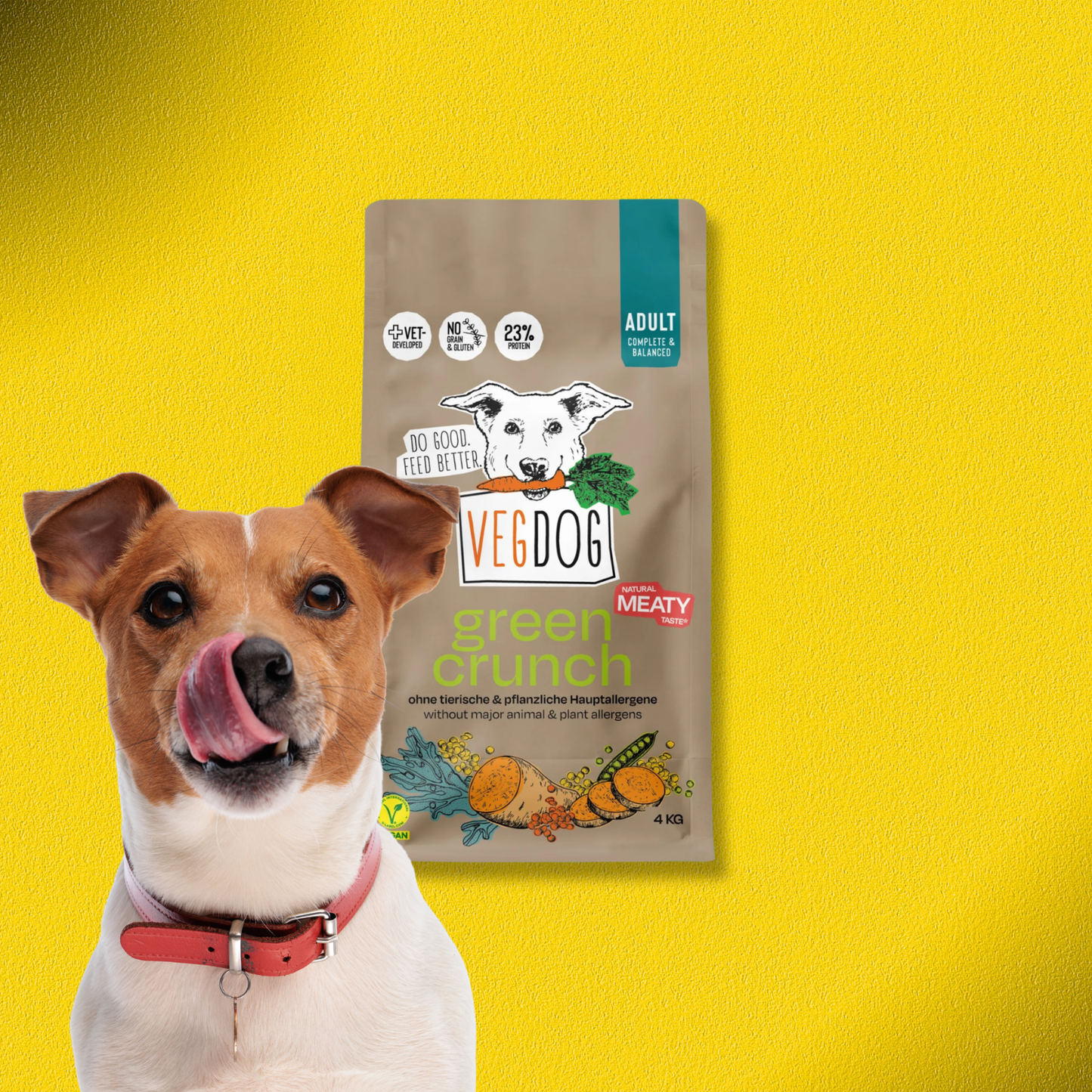 3x4kg VegDog Green Crunch