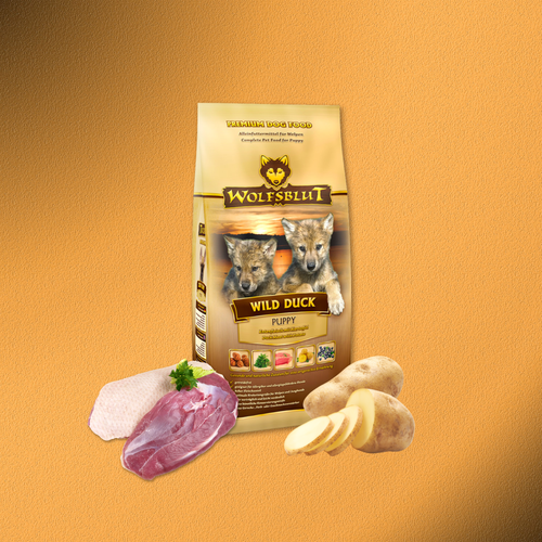 3x2kg Wolfsblut Puppy Wild Duck