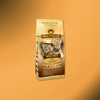 3x2kg Wolfsblut Puppy Wild Duck