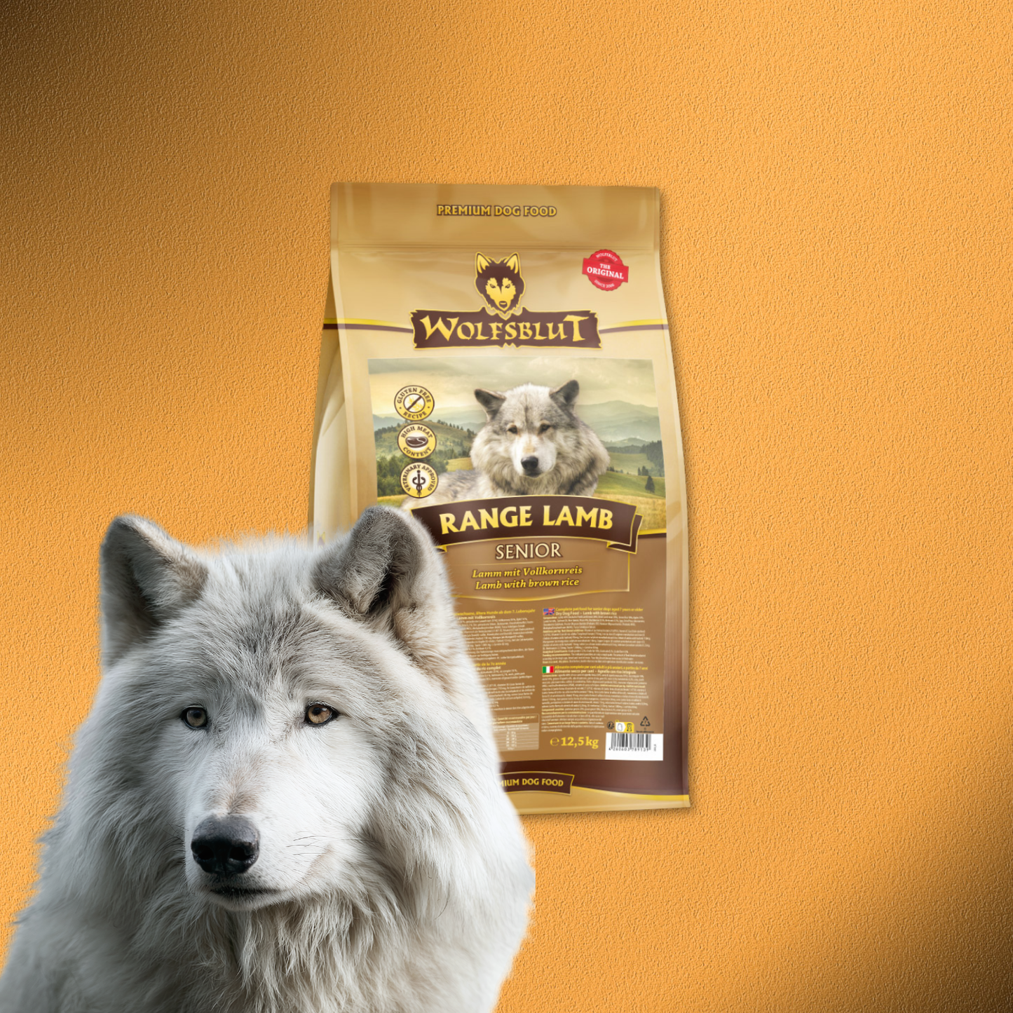 12,5kg Wolfsblut Senior Range Lamb
