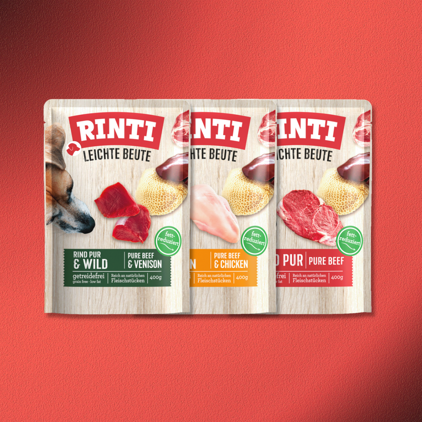 30x400g Rinti Leichte Beute Mix Paket (3 Sorten)