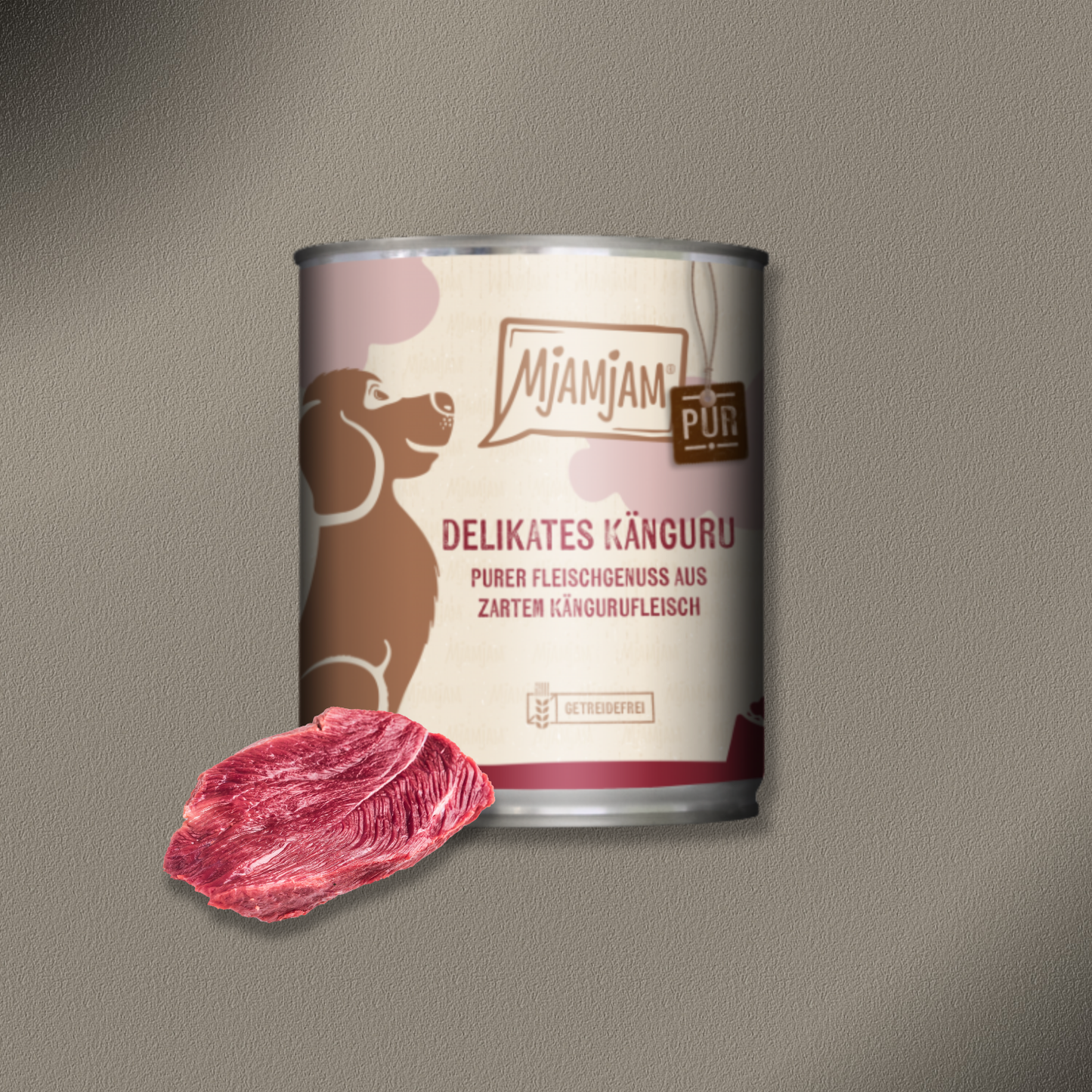 6x800g MjAMjAM Dog - Purer Fleischgenuss - delikates Känguru pur