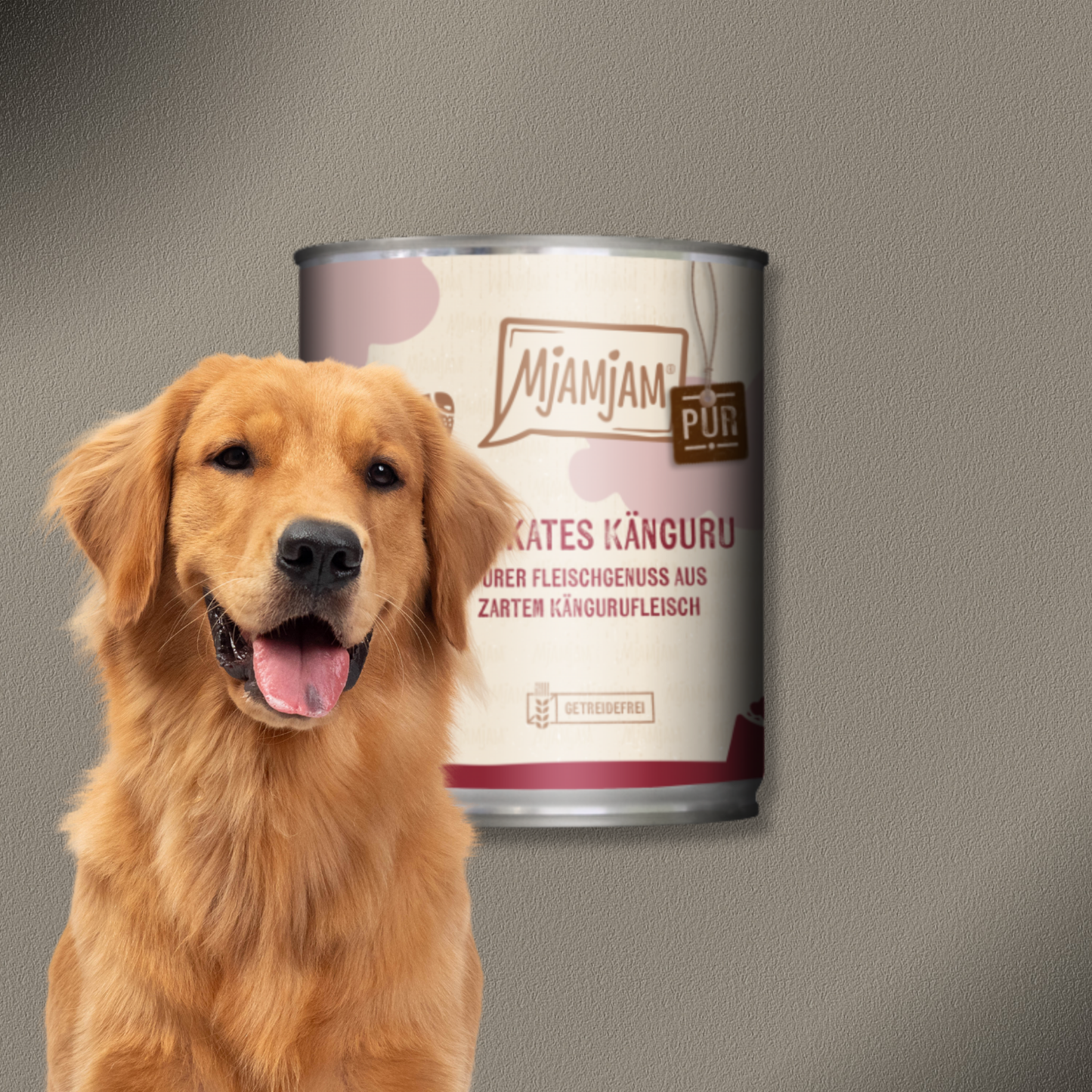 6x800g MjAMjAM Dog - Purer Fleischgenuss - delikates Känguru pur