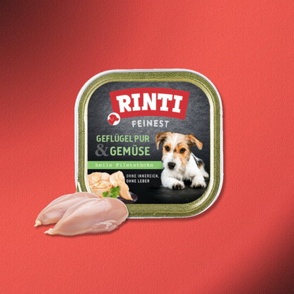 44x150g Rinti Feinest Geflügel pur & Gemüse