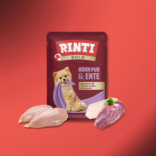 20x100g Rinti Gold Huhn pur & Ente