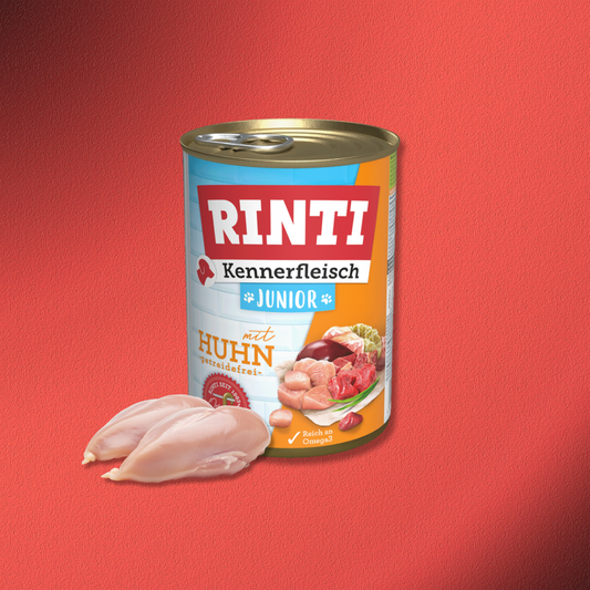30x400g Rinti Kennerfleisch Junior Huhn