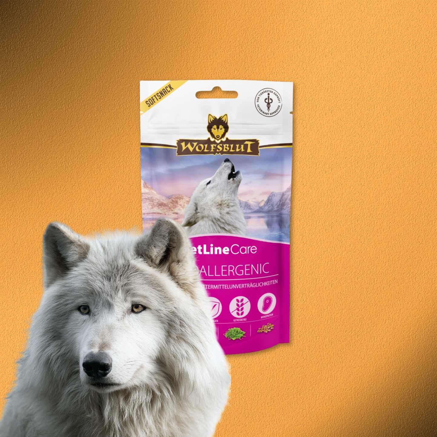 8x100g  Wolfsblut VetLine Care Hypoallergenic