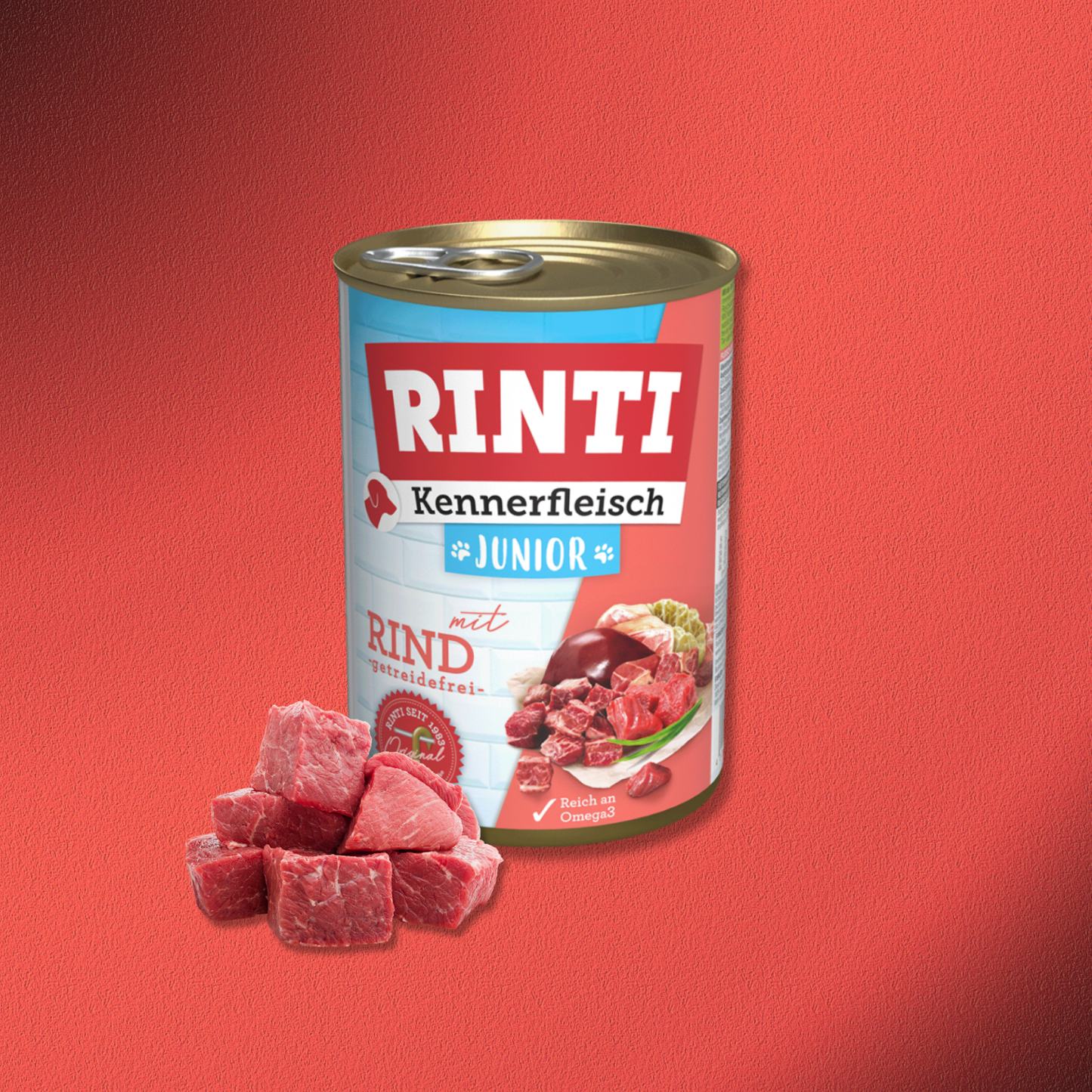 30x400g Rinti Kennerfleisch Junior Rind