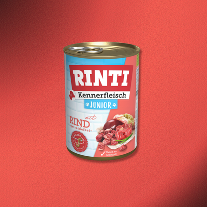 30x400g Rinti Kennerfleisch Junior Rind