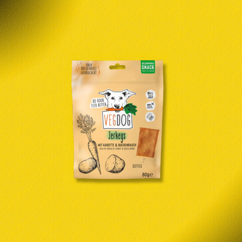 36x80g VegDog Jerkeys