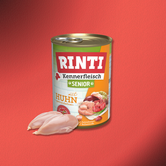 30x400g Rinti Kennerfleisch Senior Huhn - getreidefrei