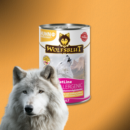 6x395g Wolfsblut VetLine Hypoallergenic Hydrolysiertes Huhn