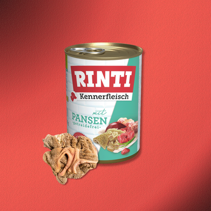 30x400g Rinti Kennerfleisch Pansen - getreidefrei