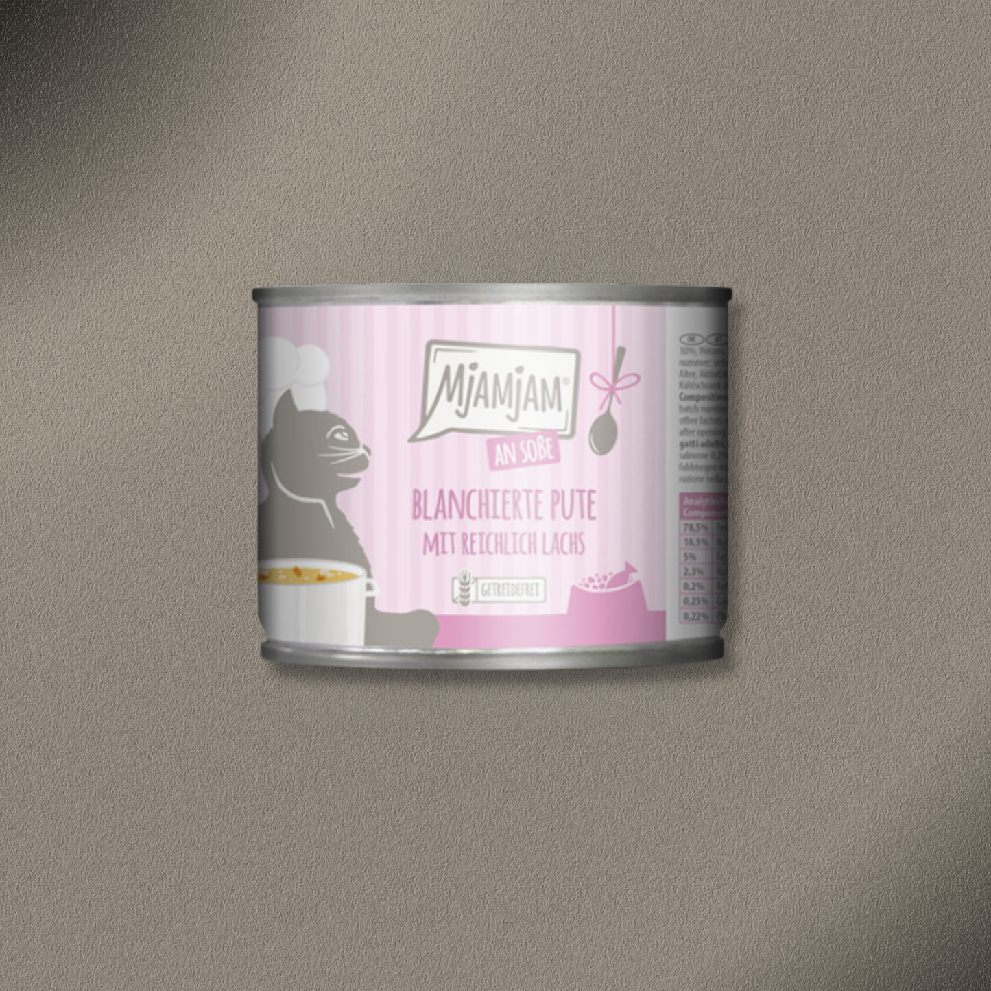 6x185g MjAMjAM Cat - blanchierte Pute mit reichlich Lachs an Soße