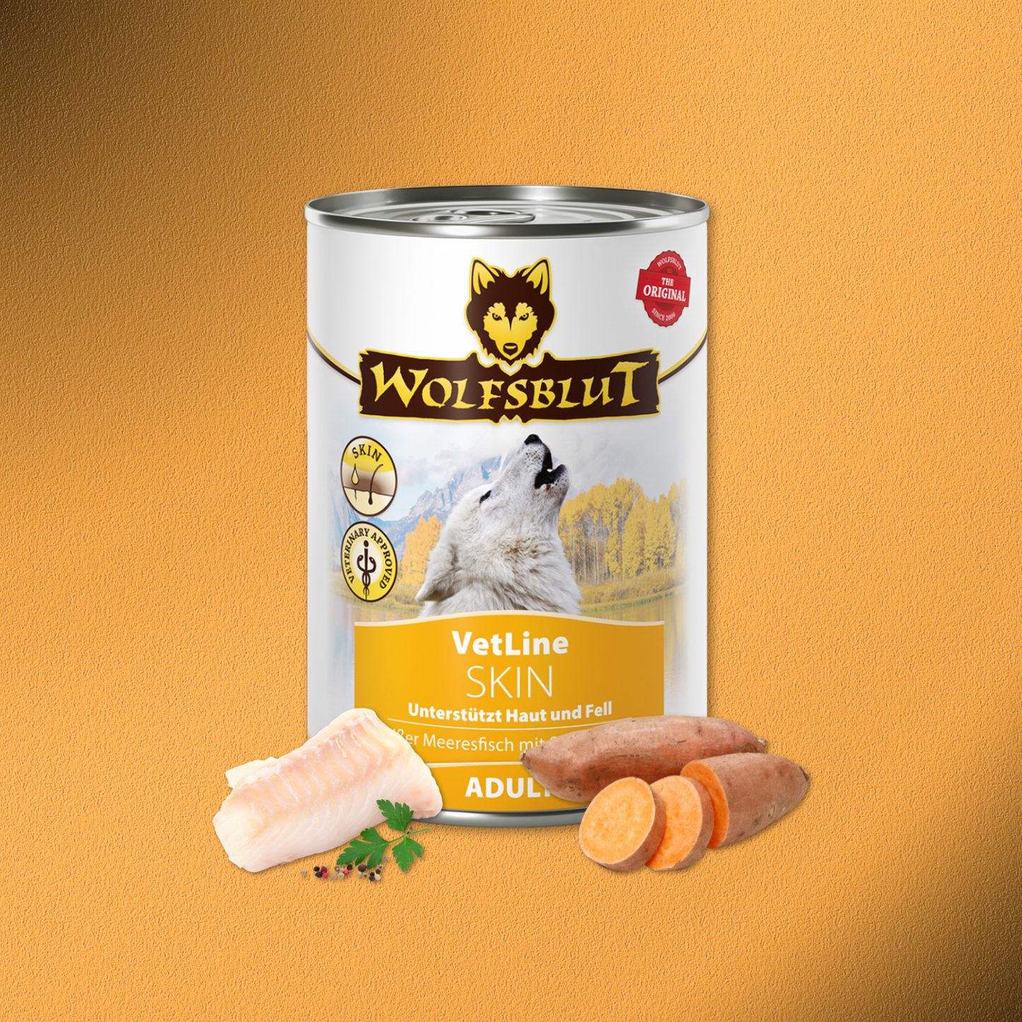 6x395g Wolfsblut VetLine Skin & Coat