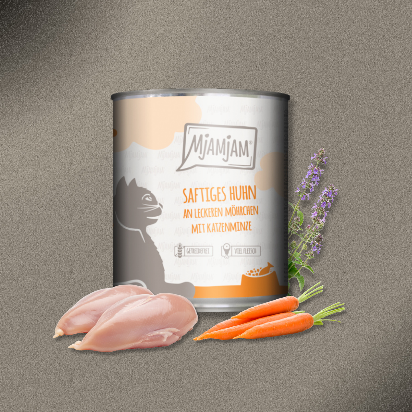 24x800g MjAMjAM saftiges Huhn an leckeren Möhrchen