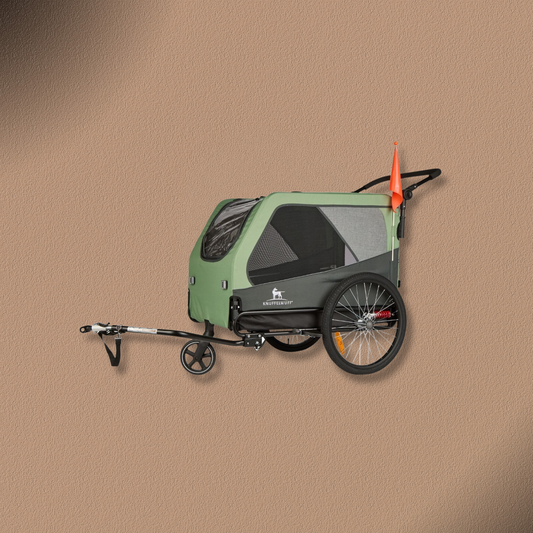 Knuffelwuff Cruvado - Fahrradanhänger und Buggy für sichere Ausflüge mit dem Fahrrad