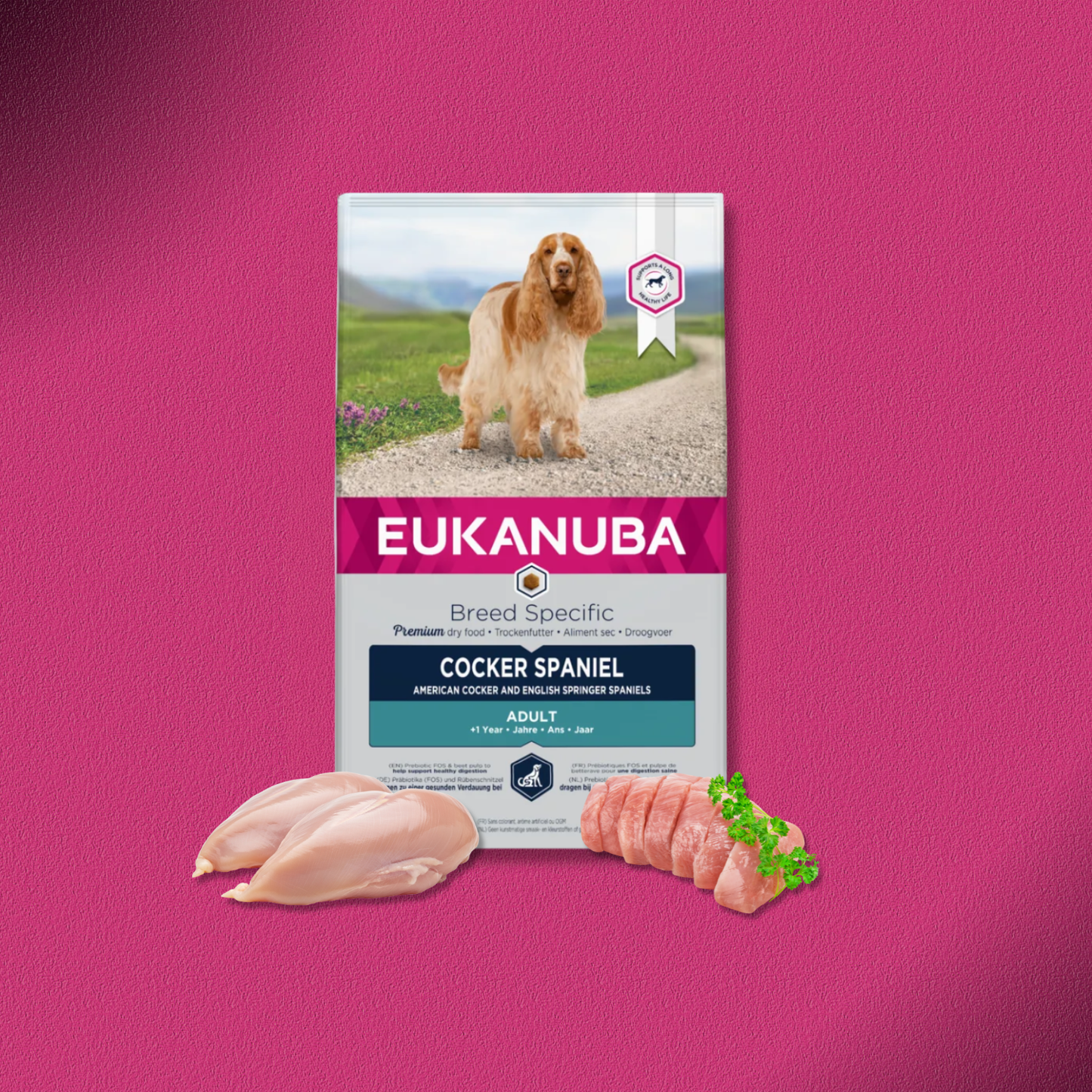 2x7,5kg Eukanuba Adult Breed Specific Cocker Spaniel