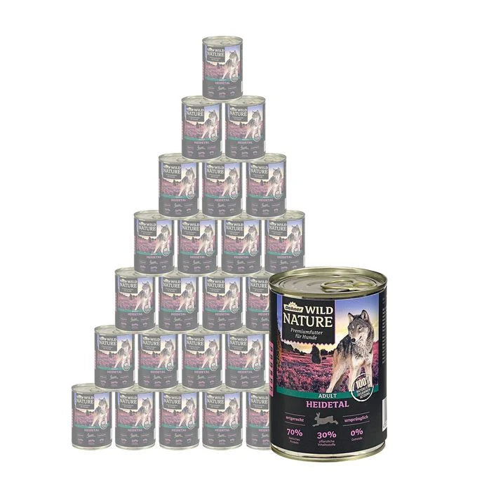 24x400g Dehner Wild Nature Adult - Heidetal Kaninchen