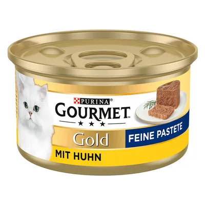 48x85 g GOURMET Gold Feine Pastete mit Huhn