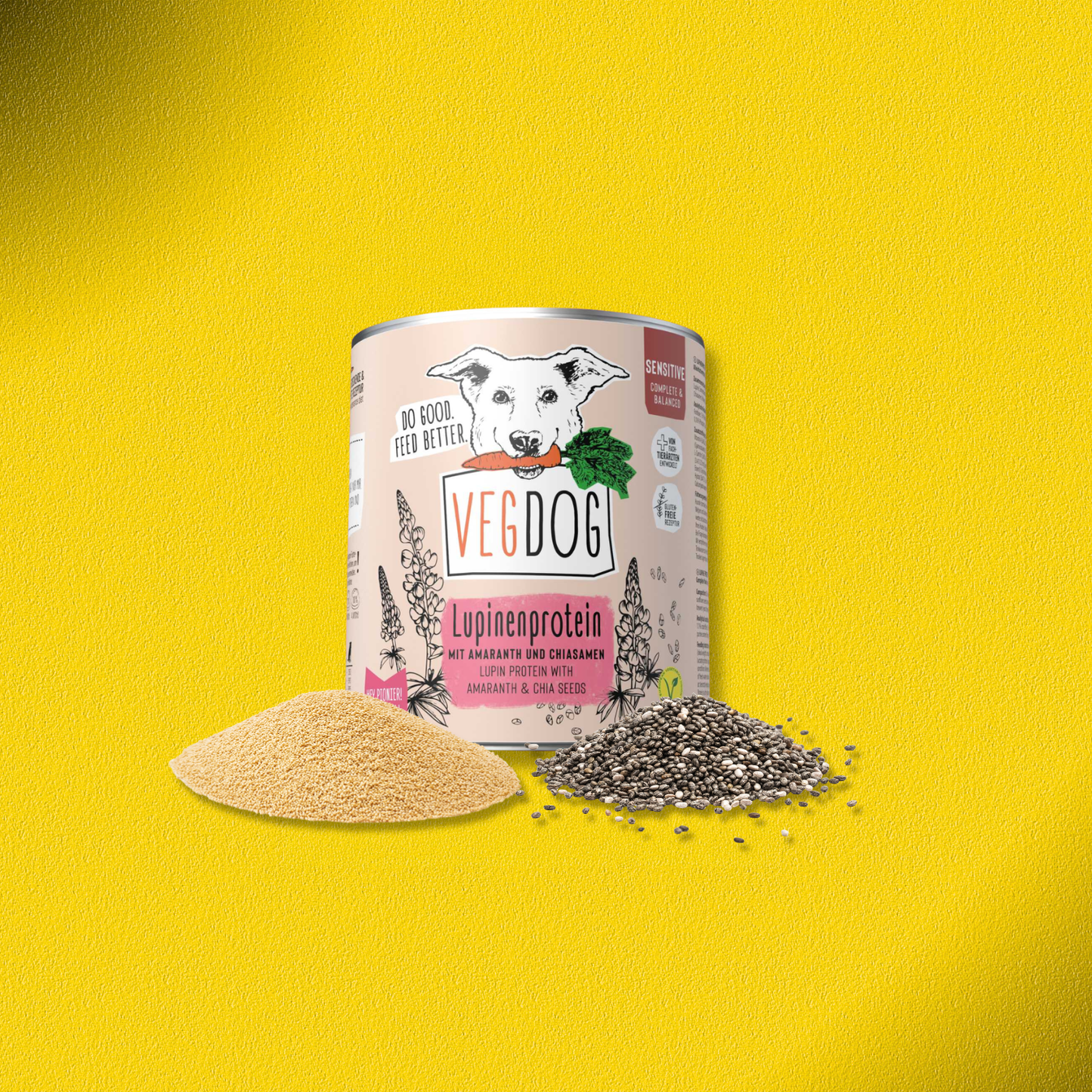30x800g VegDog Sensitive Lupinenprotein