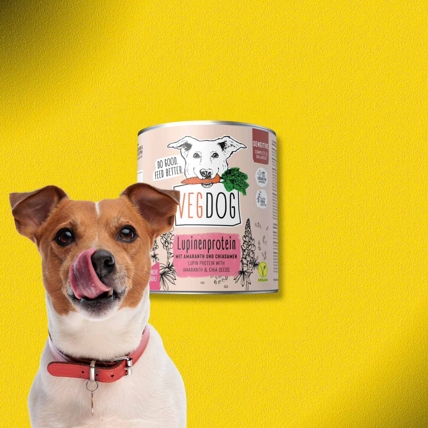 30x800g VegDog Sensitive Lupinenprotein