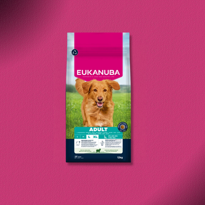 2x12kg Eukanuba Premium Nutrition Adult Large & Giant Breed Lamm & Reis